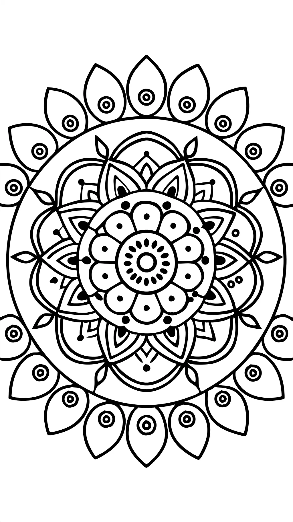 coloriages de cercles